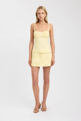 Tahiti Gathered Bustier Top