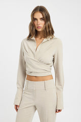Clemence Wrap Shirt