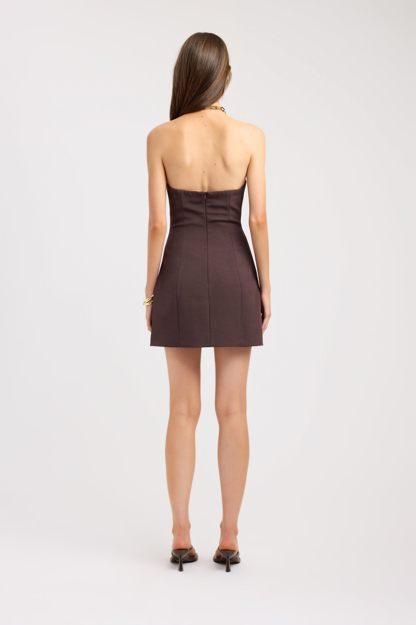 Ariel Low Cut Mini Dress