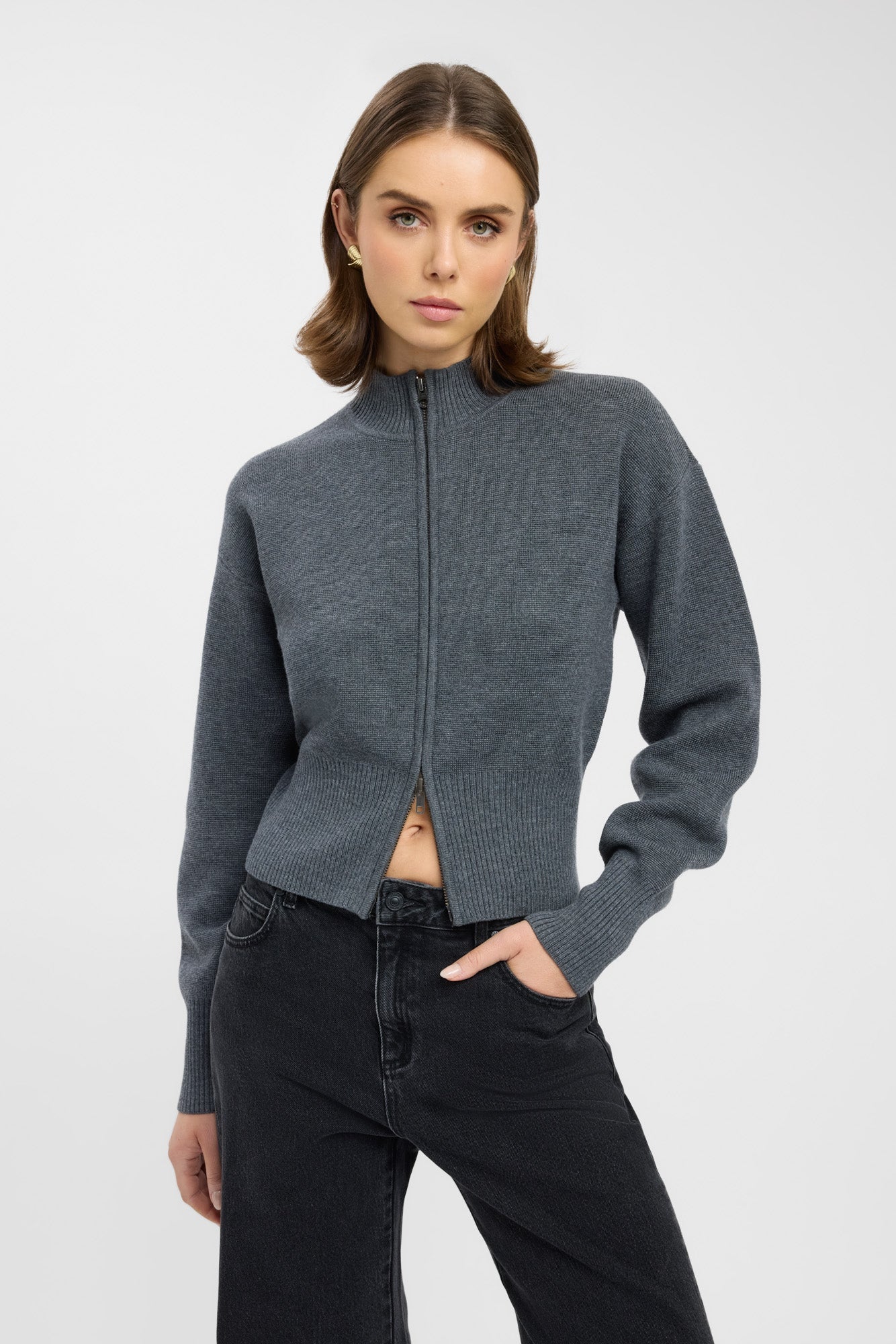Dalton Zip Cardigan